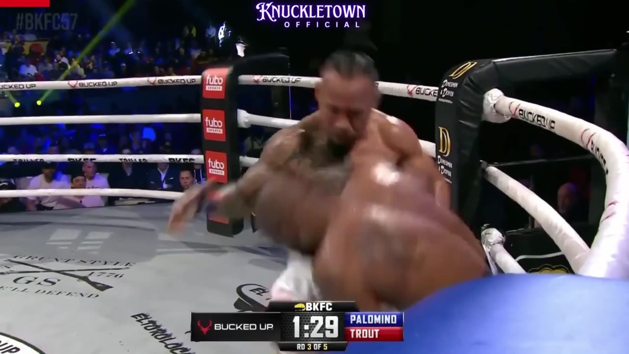 Austin Trout vs. Luis Palomino Bare Knuckle Fight Highlights | BKFC Showdown