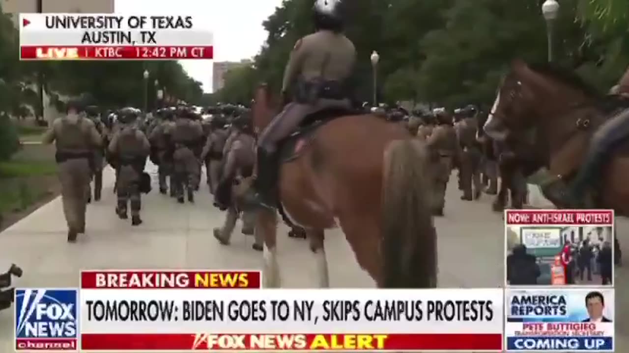 UT Austin Police Breaking Up Protest Fox