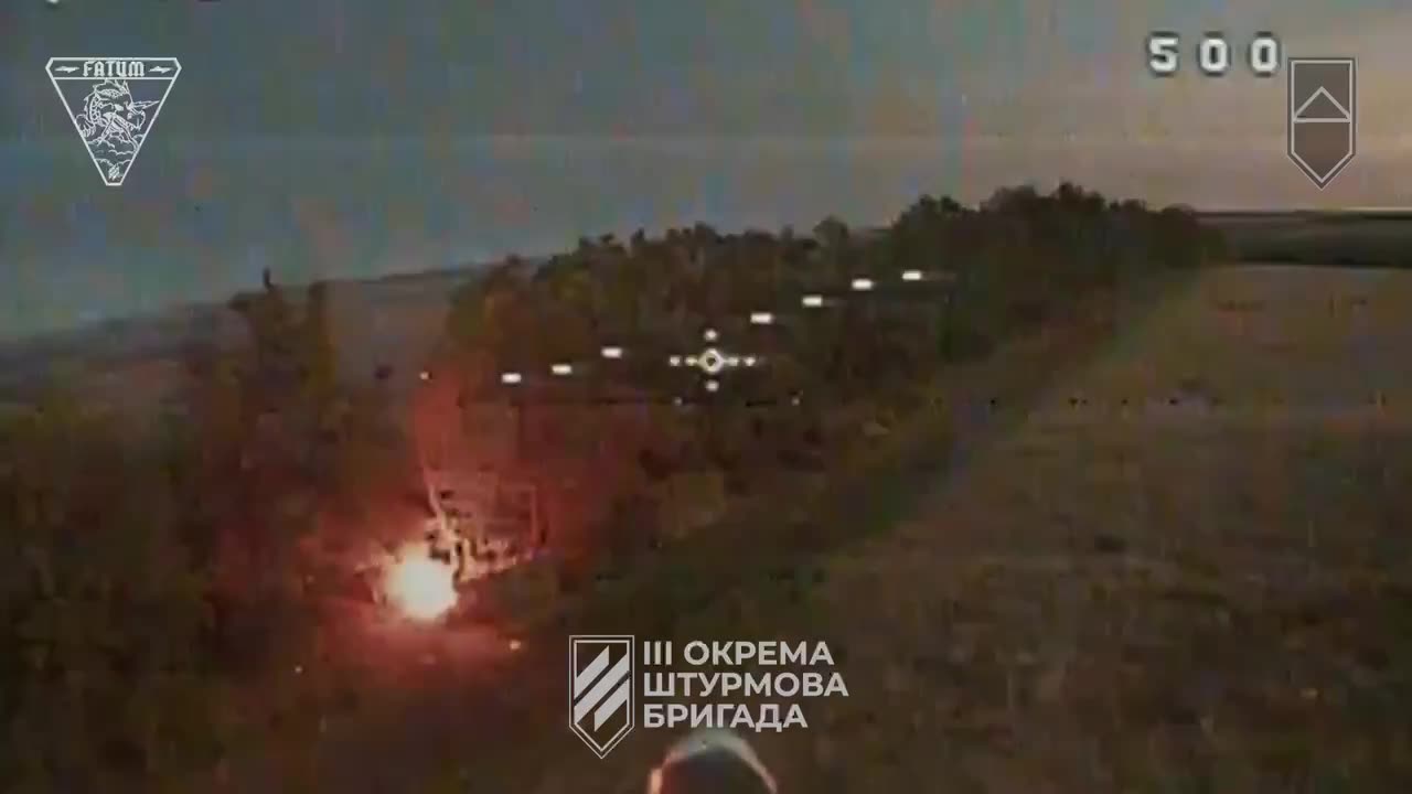 🔥 Destruction of Russian military equipment and infantry by 3rd Assault Brigade.