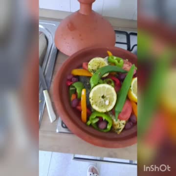 Moroccan tagine with fish