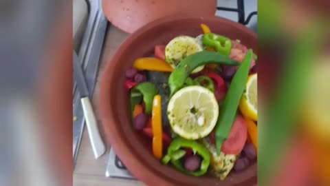 Moroccan tagine with fish