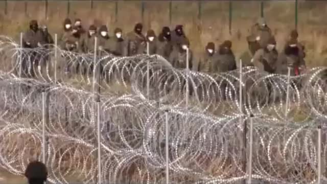 A large number of Belarusian troops were deployed to the Bruzgi-Kuznica border checkpoint.