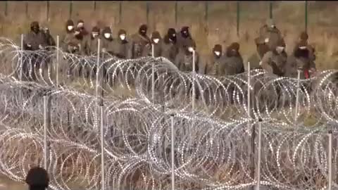 A large number of Belarusian troops were deployed to the Bruzgi-Kuznica border checkpoint.