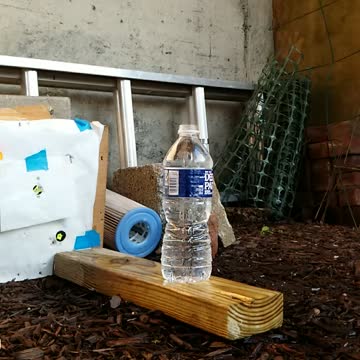 22 Caliber Pellet Through Water Bottle Slo Motion