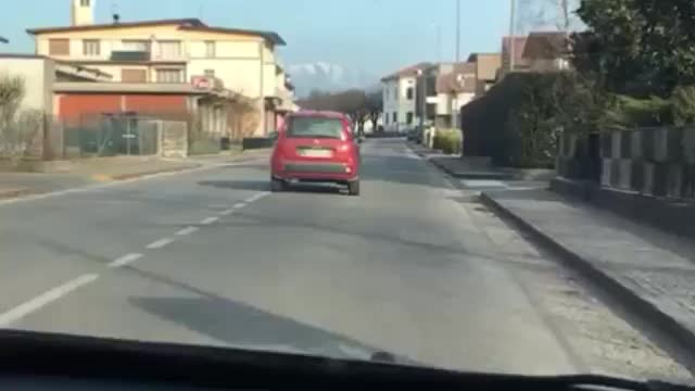 Italian idiot driver 😱😱😱