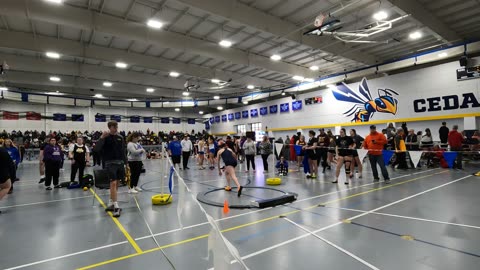 2.3.24 - Cedarville HS Indoor Meet - Final Shot Put Throw