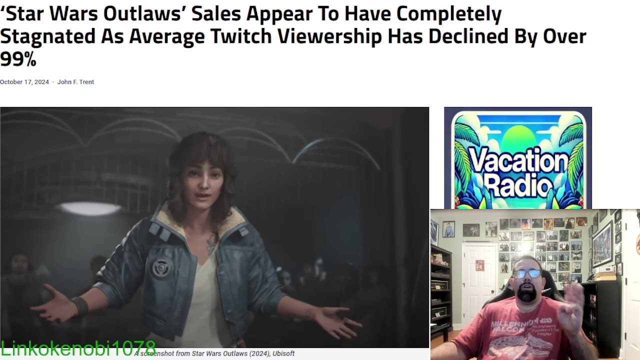 Star Wars Outlaws Paused On Sales As An Average Of Twich Viewers Has Been Declined