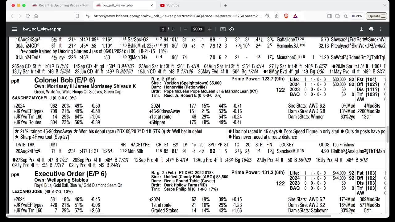 Capping Corner - Champagne Stakes 2024 at Aqueduct - Kentucky Derby 2025 Points Race