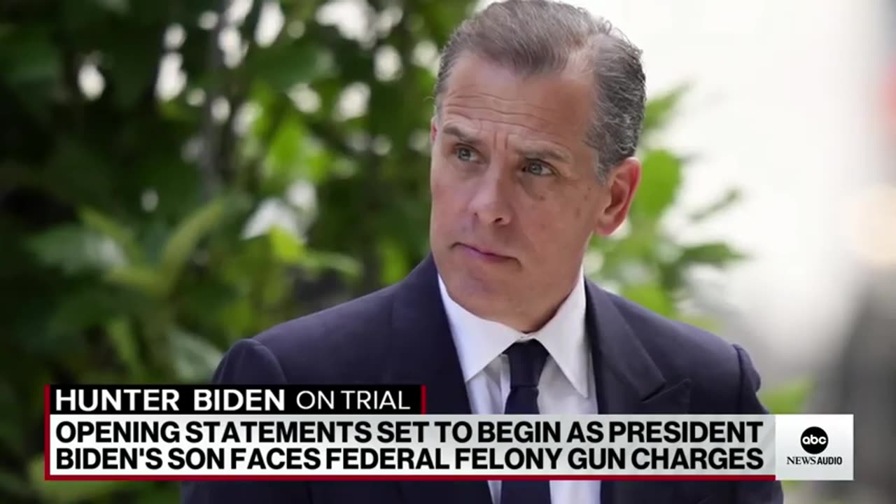 Opening statements to begin as Hunter Biden faces federal felony gun charges ABC News