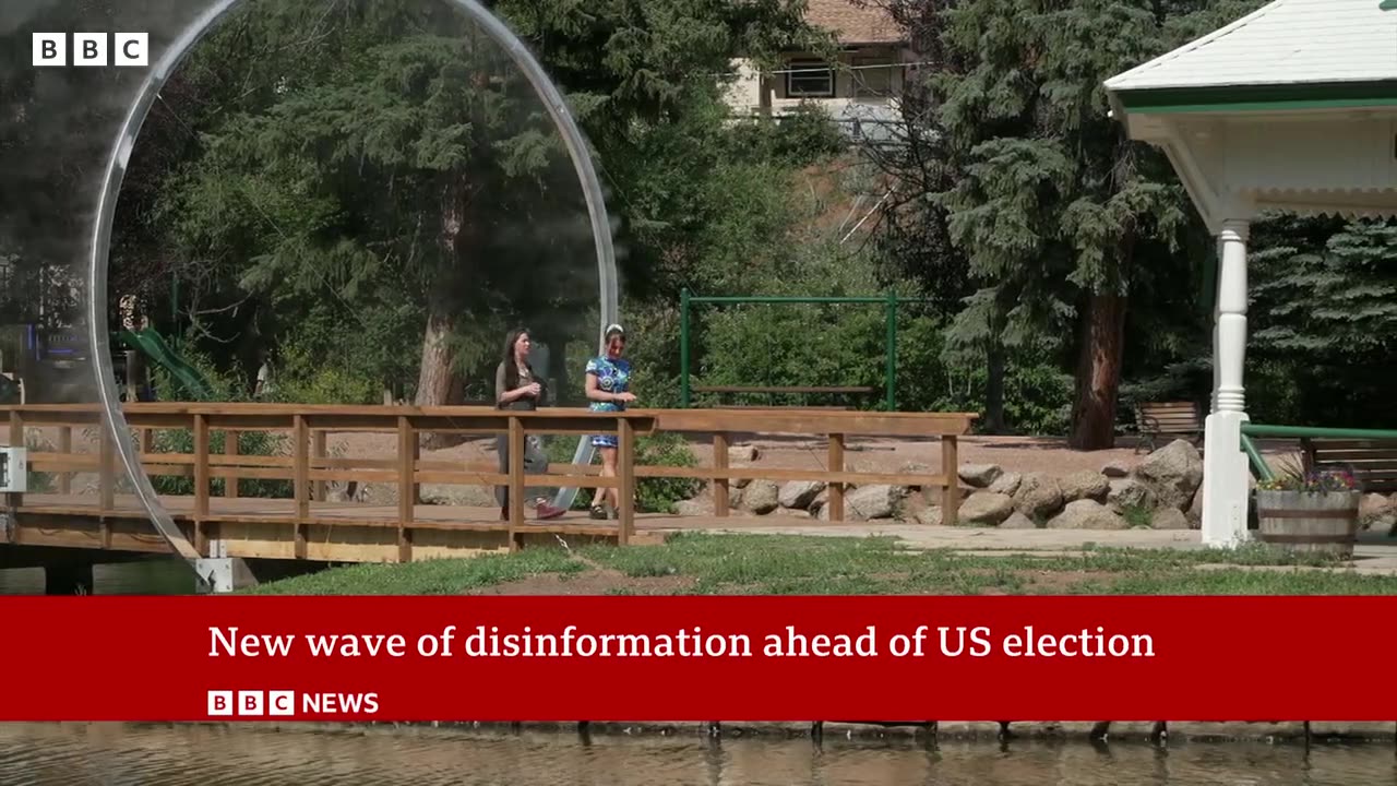 New wave of disinformation ahead of US election | BBC News