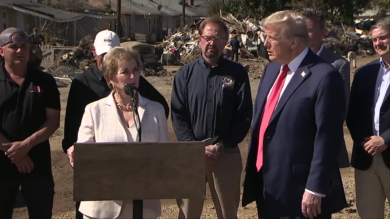 Trump Press Conference Ashville, NC Full Pool Video