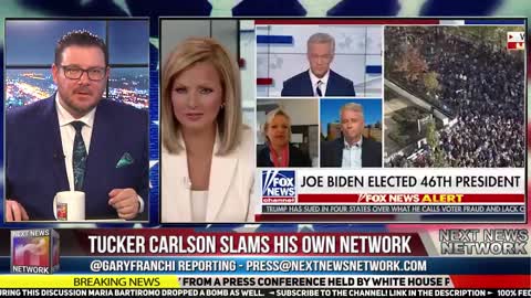 Tucker Carlson SLAMS His Own FOX Network after they Hit ROCK Bottom with their Election Coverage