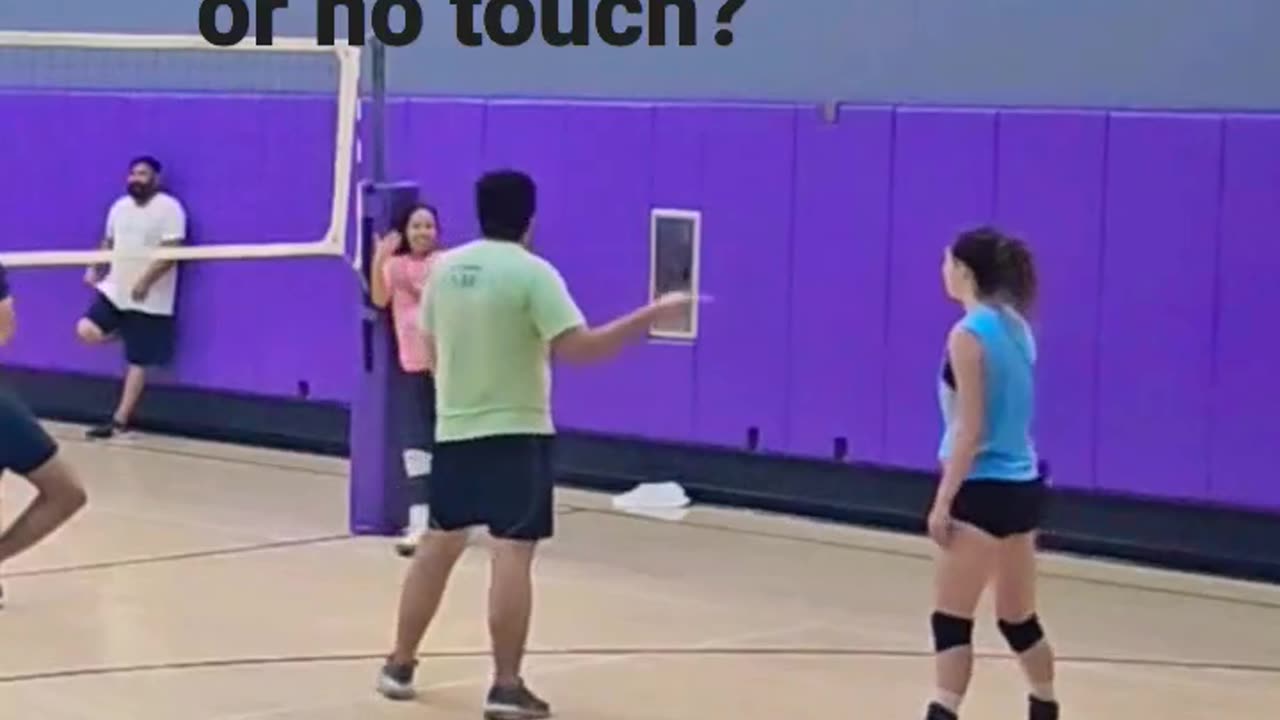 Did she touch it