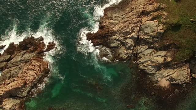 Cliff Nature Aerial (4K ultra HD).