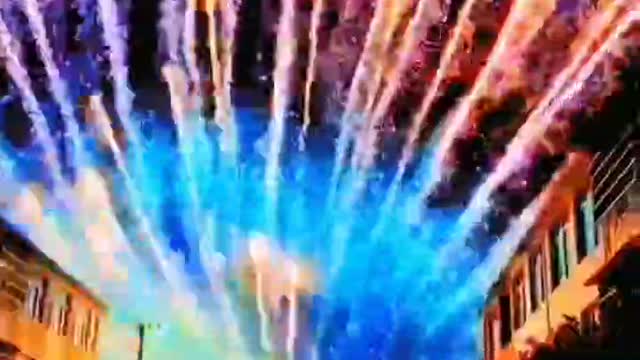 Beautiful fireworks night