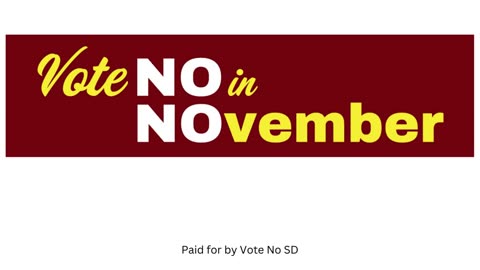 Vote NO in NOvember!