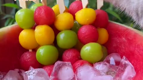 Meow_Super Huge Watermelon Sago Dessert!🍉🍡.mp4