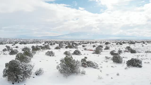 Snow in Mariposa Fat Biking