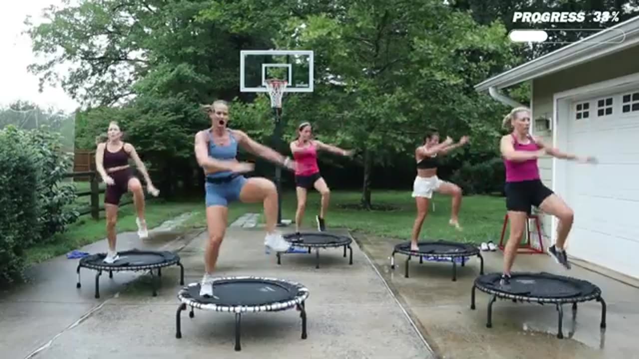 15 MIN REBOUNDER CARDIO BOUNCE | At Home Trampoline Workout