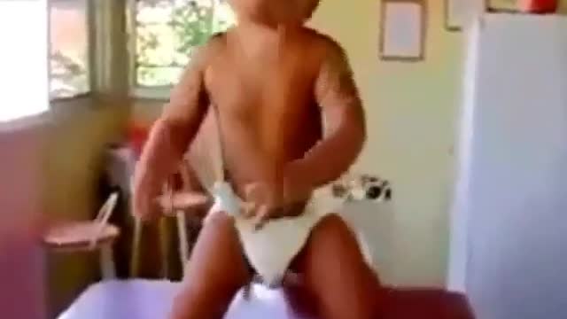 Funny baby routines