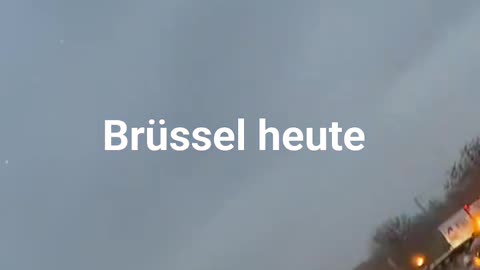 Belgijscy rolnicy w drodze do Brukseli