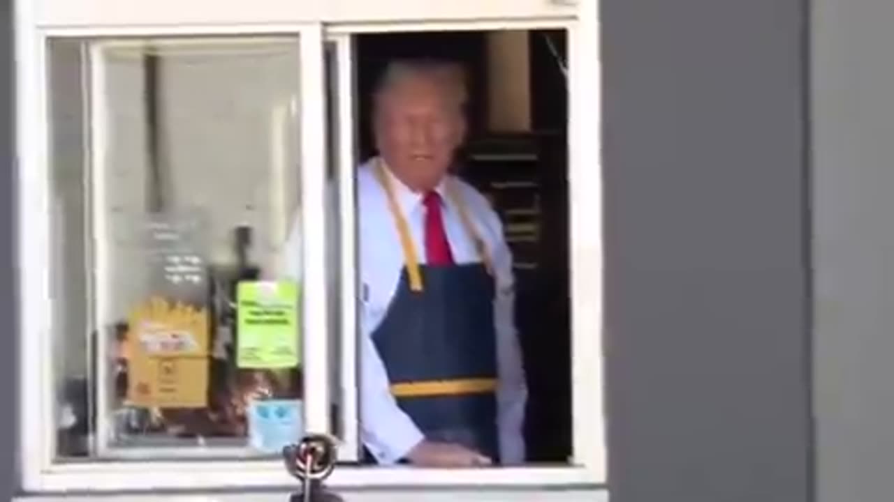 Trump Actually Works a Shift at McDonalds, Unlike KAMALA!