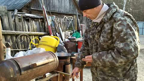 we cook in a cauldron.