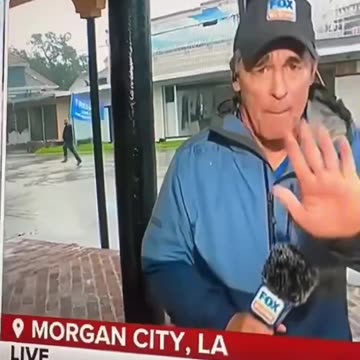 Fake news Fox gets video bombed…go MAGA!