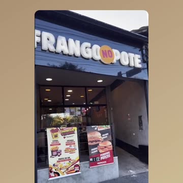 They ate the entire menu at the FRANGO NO POTE Restaurant