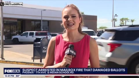 Unidentified Person Sets fire to Mailbox Containing Multiple Ballots in Phoenix Arizona