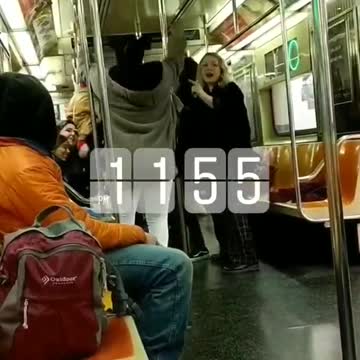 Tlc scrubs 1155 subway dance party