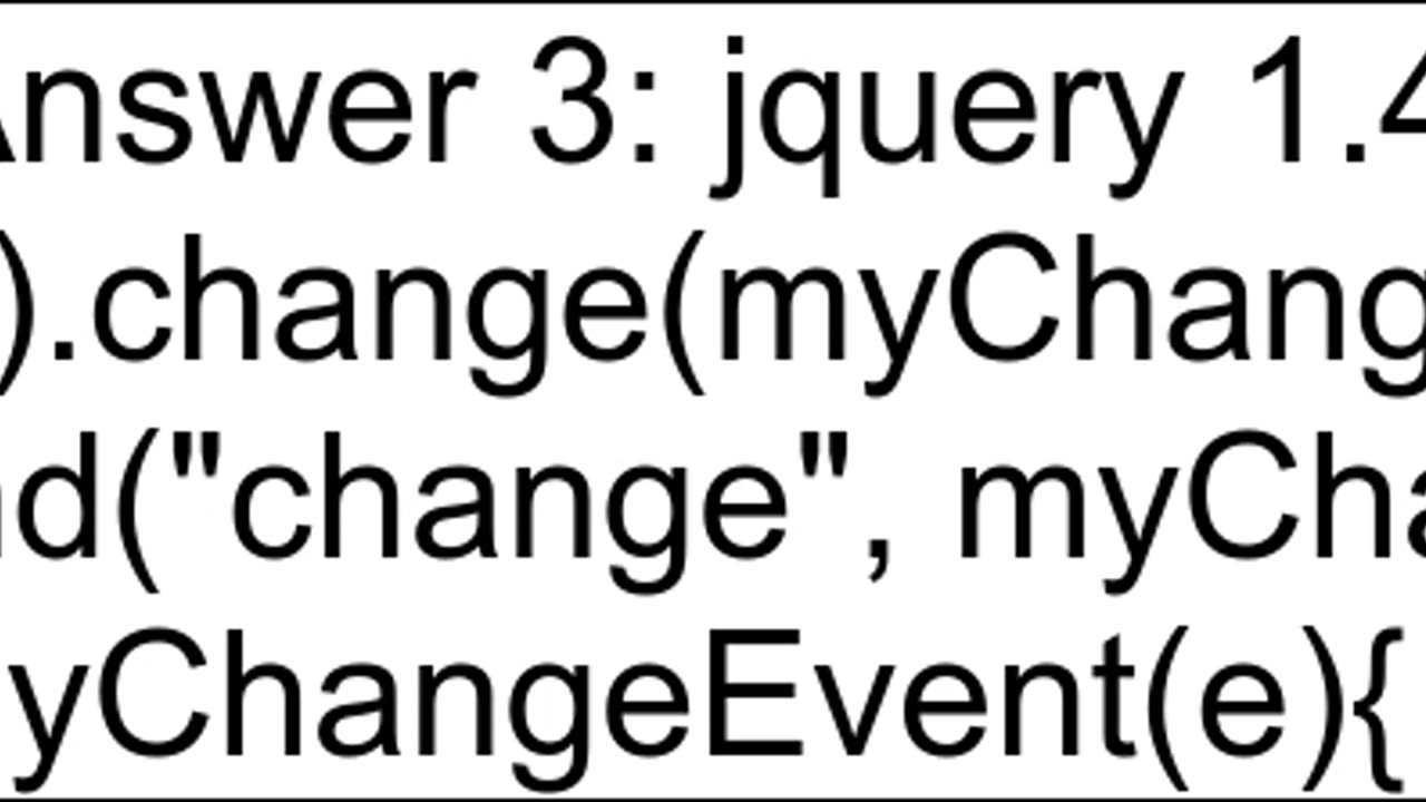 jQuery multiselect event handler