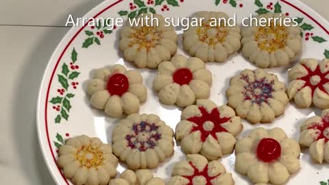 Cardamom Spritz Cookies