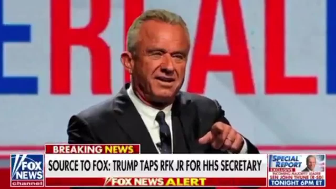 Fox News reports that RFK Jr. will be named Trump’s HHS Secretary!