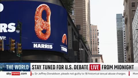 Trump and Harris prepare to go head-to-head in presidential debate | US Election
