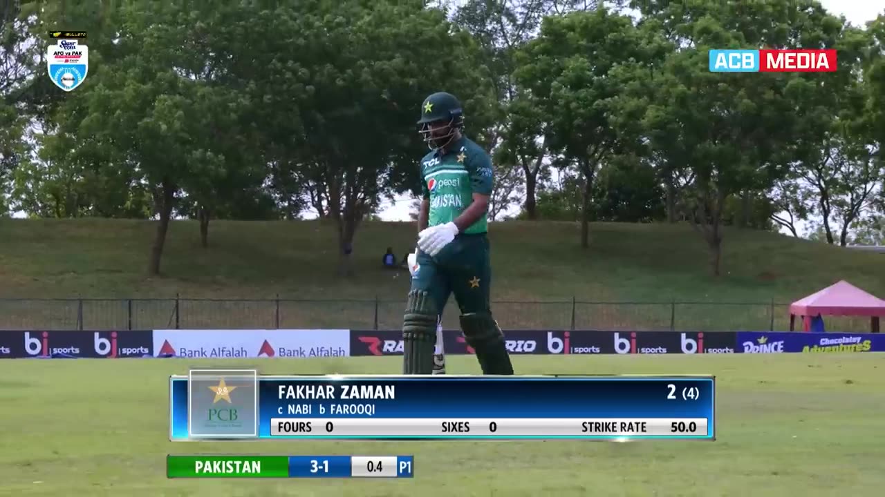 PAKISTAN VS AFGHANISTAN 1ST ODI HIGHLIGHTS