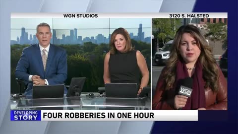 4 armed robberies happen within about 30 minutes overnight on the city’s Southwest Side, police say