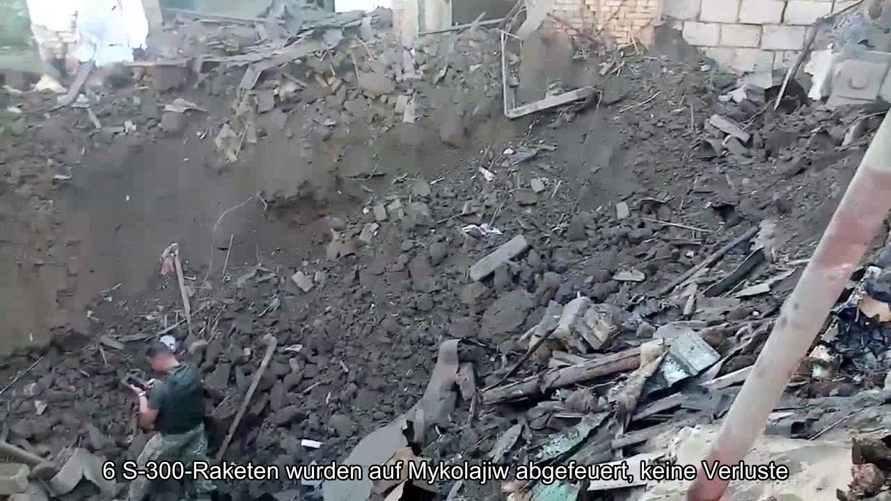 6 S-300 rockets were fired at Mykolaiv, no casualties