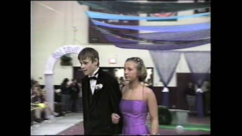 2000-01 WPHS Vids 134 Prom 100 Grand March Couple 73 by Glenn Strader