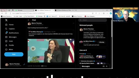 *HARRIS RUNNING ON EMPTY OR TAKING THEM OUT ?