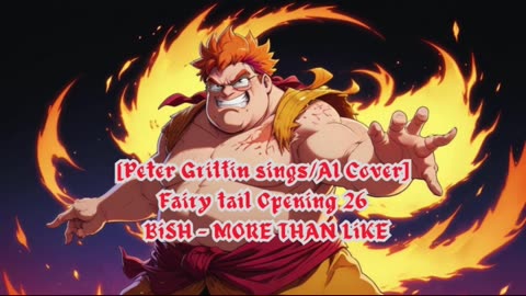 [Peter Griffin sings/AI Cover] Fairy tail Opening 26 | BiSH - MORE THAN LiKE