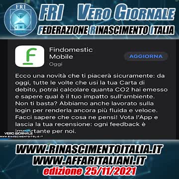 Findomestic e gli acquisti legati al CO2 - Vero Giornale 25.11.2021