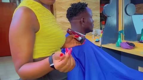 Barber got nice curves.