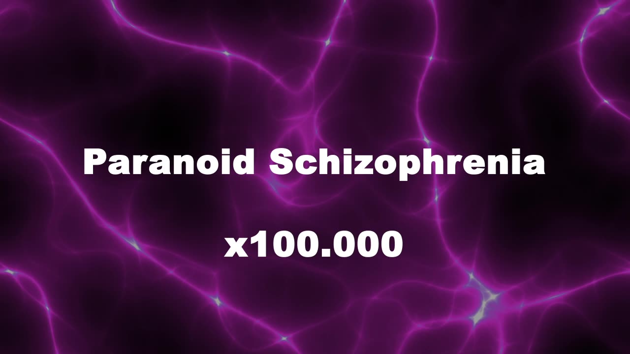 Amplified Reiki [AR] for Paranoid Schizophrenia - 100000x Stronger Energy