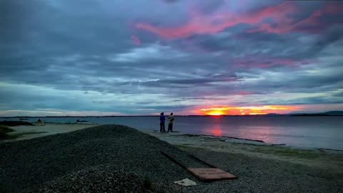 Sunset view in Bangladesh