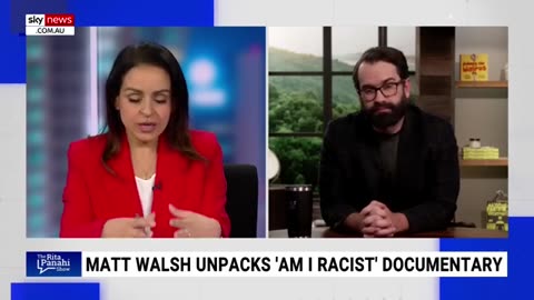 "AM I RACIST?’: Matt Walsh sits down with Rita Panahi to discuss new film"