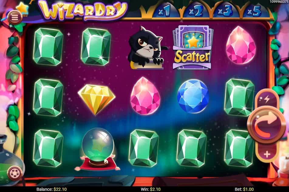 100 Free No Deposit Spins on Wizardry Online Slot
