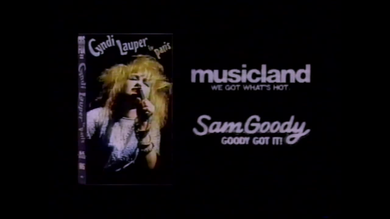 January 23, 1988 - Get Cindi Lauper 'Live in Paris' at Musicland & Sam Goody