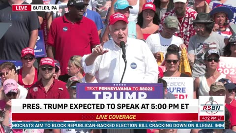 WATCH: Congressman Mike Kelly Speaks at Trump Rally in Butler, Pennsylvania - 7/13/24