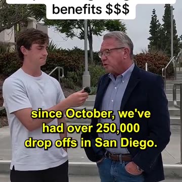Mayor in Ca explains illegal migrants benefits Technically jews giving taxpayer money as benefits